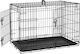 MrZoo Crate Dog Wire Crate with 2 Doors Medium 76x46x52cm