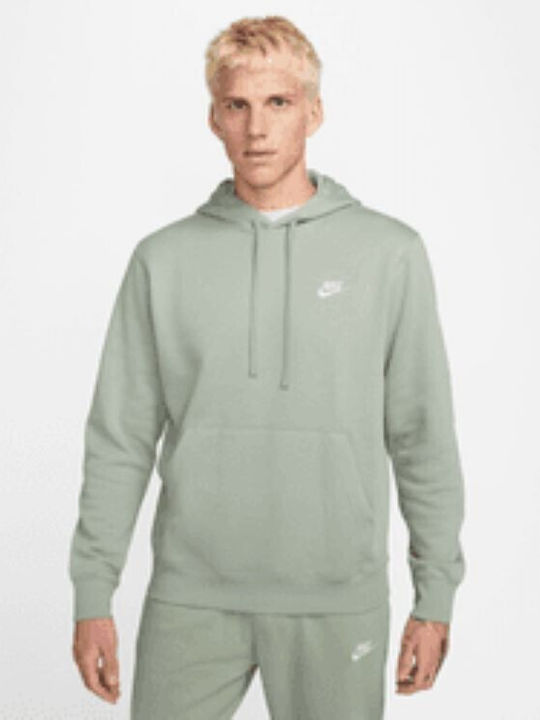 Nike Sportswear Men's Sweatshirt with Hood GREEN