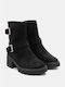 Booties Two Buckles 4307201-black