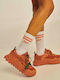 Pcp Unisex Socks Orange Unisex Κάλτσες Πορτοκαλί