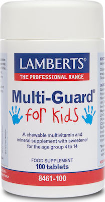 Lamberts Multi Guard For Kids Βιταμίνη για Ενέργεια 100 ταμπλέτες