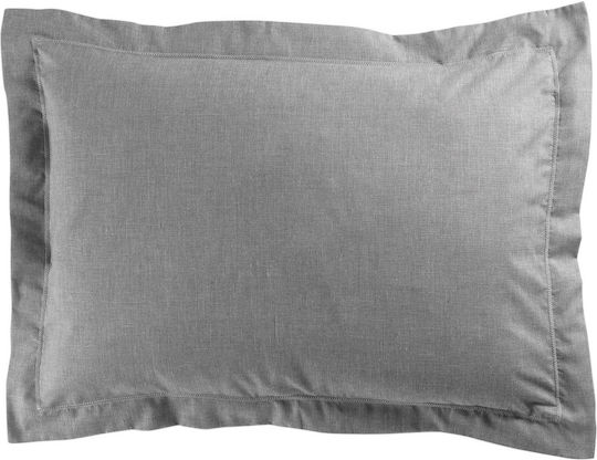 Douceur d'Intérieur Pillowcase Oxford Grey 50x70cm.