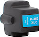 UnCartus Kompatible Tintenstrahldrucker-Tintenpatrone HP 363XL C / C8771EE 480 Seiten Cyan 1Stück
