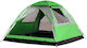 Hupa Oberon 3P Camping Tent Igloo Green 3 Seasons for 3 People 210x210x140cm