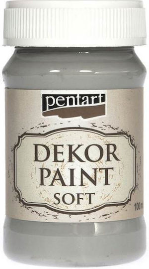 Κιμωλίας Dekor Soft Paint 100ml Pentart Grey
