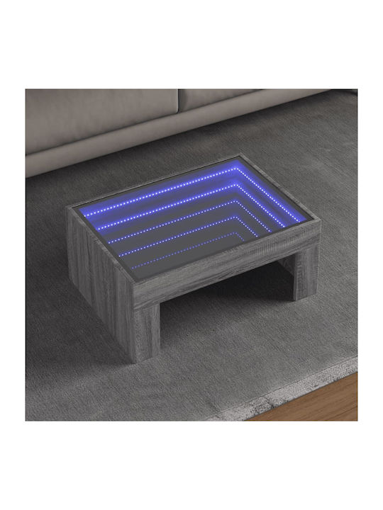 Маса за кафе с LED осветление Infinity Light, с...
