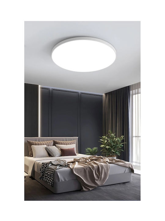Home Lighting Πλαφονιέρα Οροφής Χρυσή με Ενσωματωμένο LED