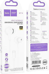 Hoco M114 In-ear Handsfree Ακουστικά με Βύσμα U...