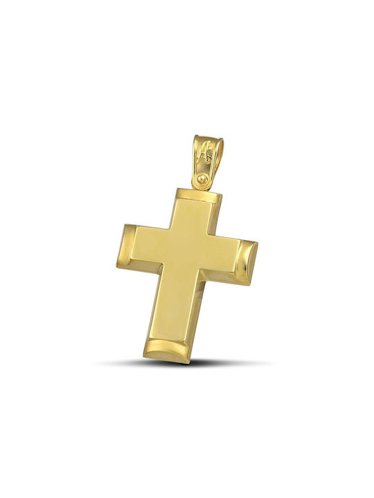 Themelidis Jewels Women's Gold Cross 14K with Chain