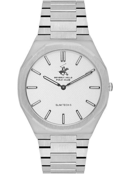 Beverly Hills Polo Club Uhr Batterie mit Metallarmband