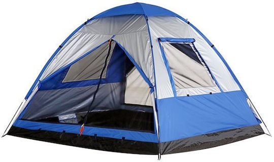 Hupa Oberon 4P Camping Tent Igloo Blue for 4 People 210x240x160cm
