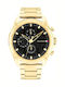 Tommy Hilfiger Jax Men's Watch 48mm Battery with Gold Stainless Steel Bracelet