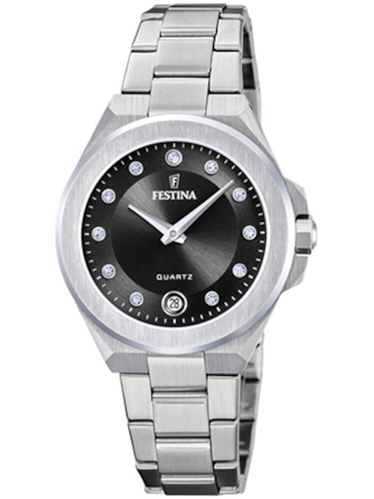 Festina Ladies Women's Watch with Silver Metal ...