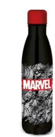 Stor Marvel Pattern Aluminium Spirit Bottle 780ml 75408