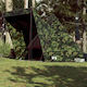 vidaXL Tipi Camping Tent Teepee Green for 6 Peo...