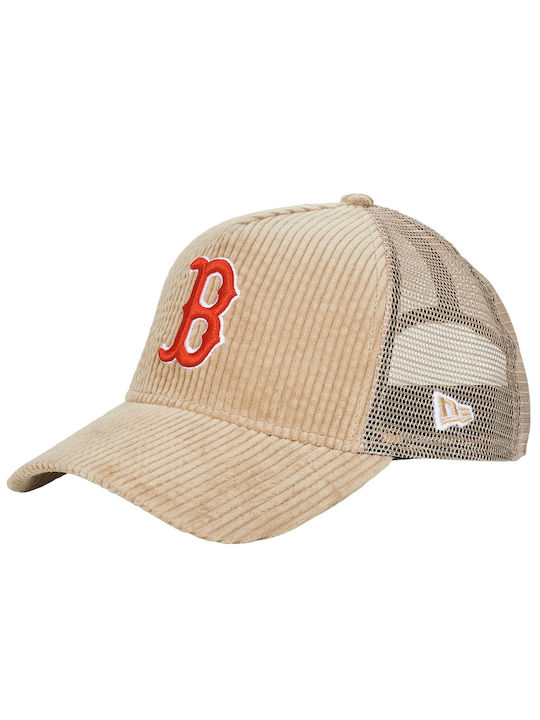 New Era Women's Trucker Cap Beige