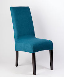Armonia Style Elastic Chair Cover Petrol Blue