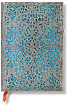 Notebook Silver Midi Maya Paperblanks 9781439725627