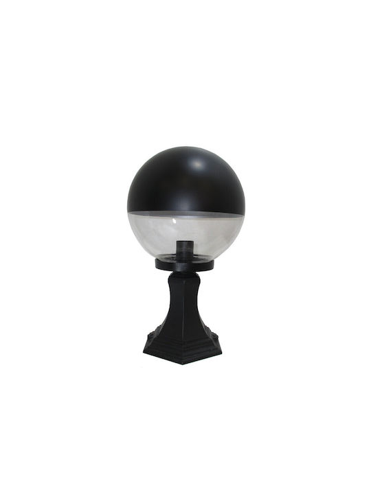 Lido Outdoor Floor Lamp Lantern for Exterior Space Black