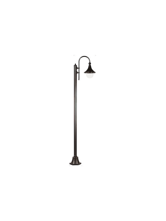 Lido Outdoor Floor Lamp Post Exterior Black