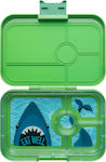 Yumbox Adult Lunchbox Yumbox Tapas 4-sections Jurassic Green Shark