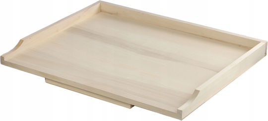 Kadax Schneidebrett Hölzernes Beige 53x40cm 1Stück