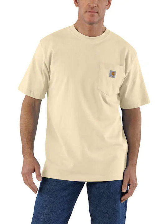 Carhartt T-Shirt Oat Milk