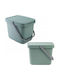 Kadax Waste Bin Waste Plastic Green 6lt 1pcs