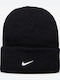 Swoosh Beanie Unisex Beanie Knitted in Black color