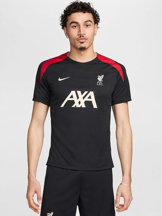 lfc nike mens dark grey strike training tee