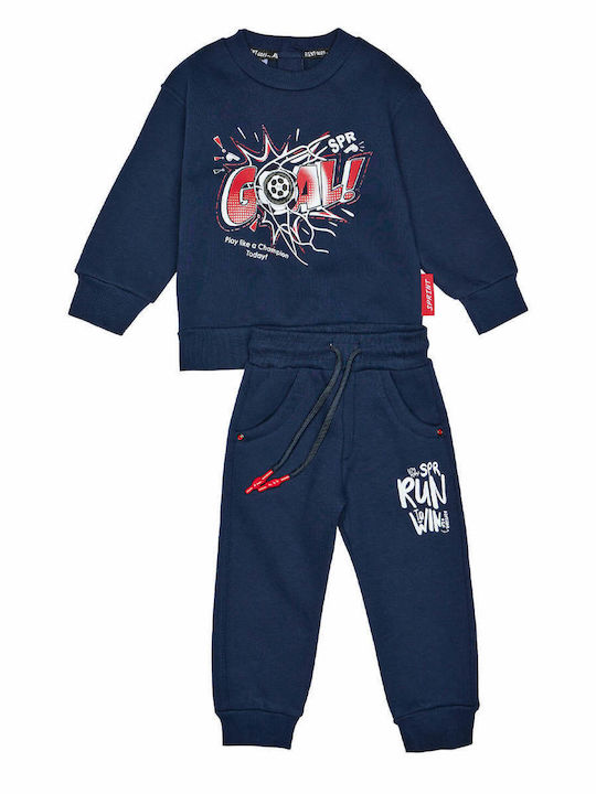 Sprint Kids Sweatpants Set Blue