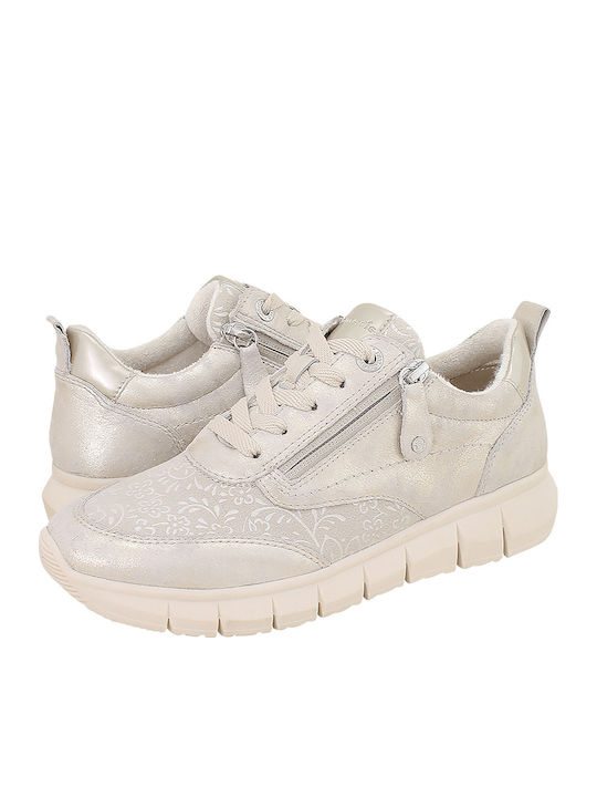 Tamaris Γυναικεία Sneakers Ivory Nappa