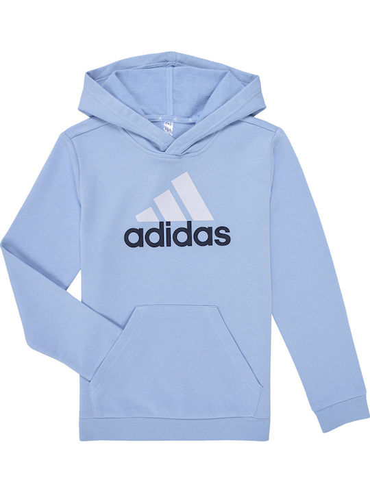 adidas Kids Sweatshirt with Hood and Pockets Blue Essentials