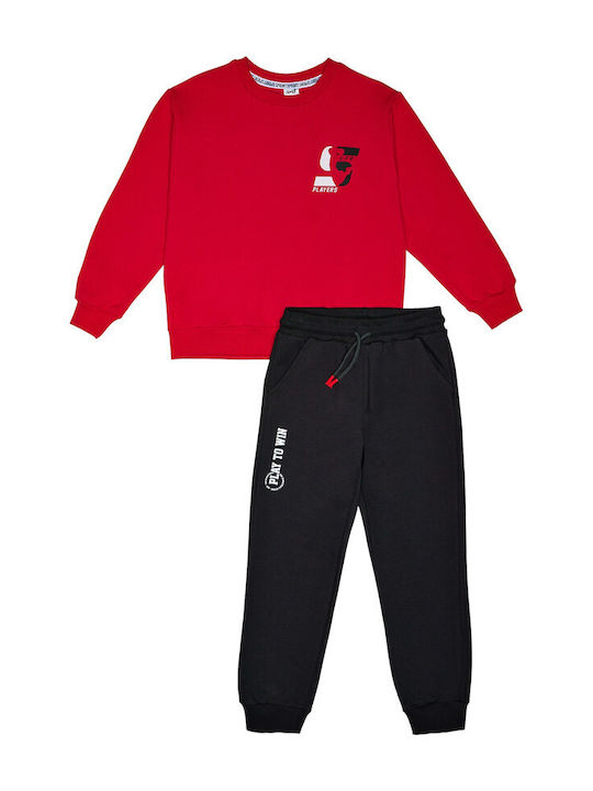 Sprint Kids Sweatpants Set Red