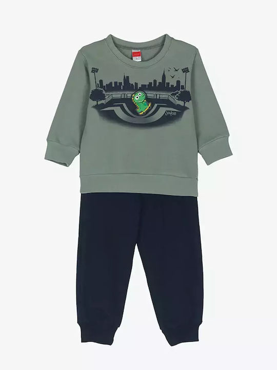 Joyce Kids Sweatpants Set Haki