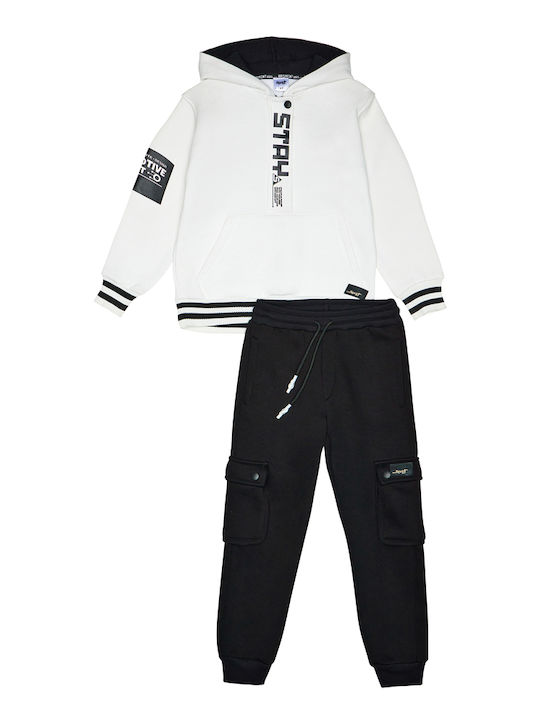 Sprint Kids Sweatpants Set Off White