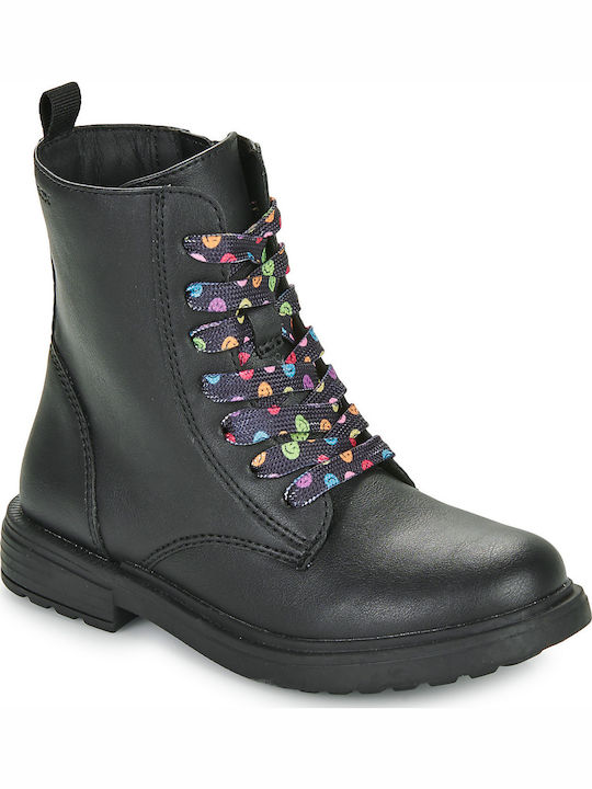 J Eclair Kids Boots with Zipper Black