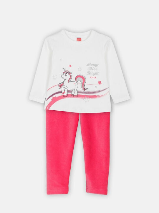 Joyce Kids Set with Leggings Winter 2pcs White