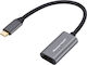 Powertech Converter USB-C Male to HDMI Female Gray 1 Piece CAB-UC086