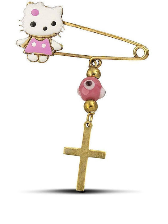 Themelidis Jewels Kinder Sicherheitsnadel aus Gold 9K