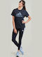 Essentials 3-Stripes Women's Training Legging Navy Blue