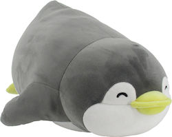 Plüsch Liegender Grauer Pinguin 38cm