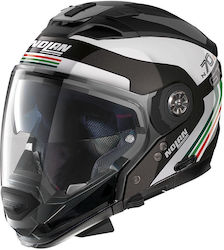 Nolan N70-2 GT N-Com Modular Helmet with Sun Visor ECE 22.06 1480gr 064 Metal Black