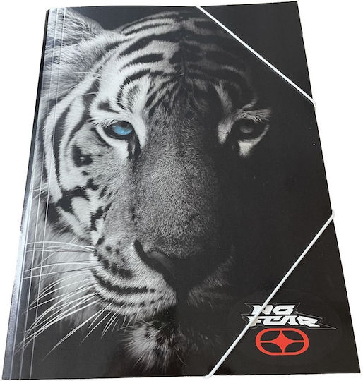 Ντοσιε Λαστιχο A4 No Fear Dark Tiger 348-25510