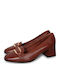 Tamaris Leather Classic Pumps Κονιάκ