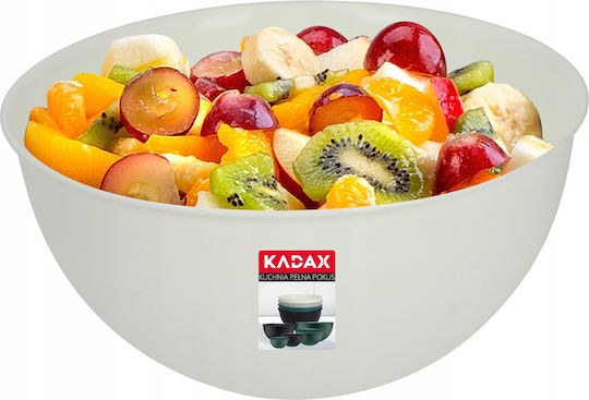 Kadax Plastic Salad Bowl Gray