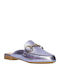 Leder Damen Mokassins in Lila Farbe