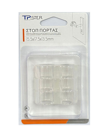 Tpster 17263 Round Door Buffers with Outer Frame 15.5mm 3pcs