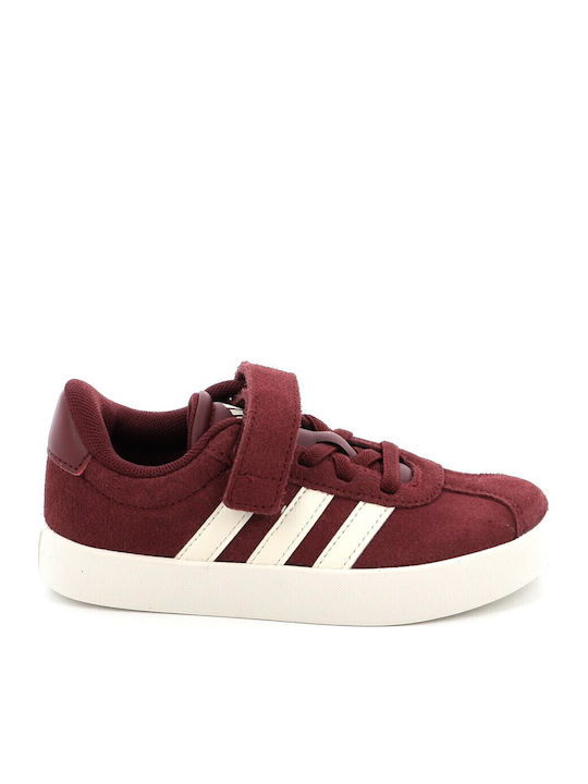 VL Court 3.0 El C Adidași Copii Cu Închidere Hoop & Loop Burgundii