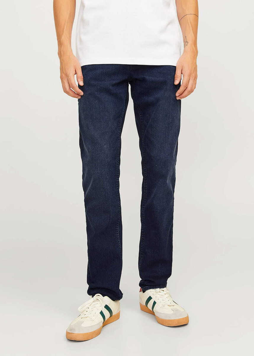 Jack & Jones Glenn Ανδρικό Παντελόνι Τζιν με Slim Εφαρμογή Blue Denim 12259055 | Skroutz.gr
